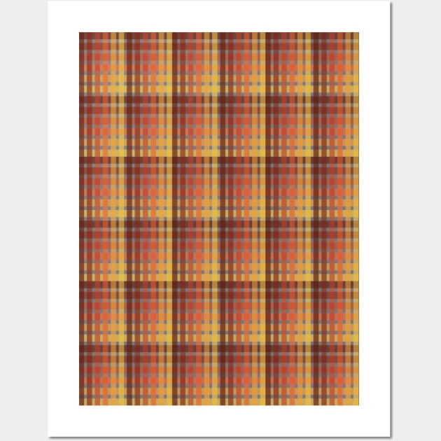 Fall Plaid Wall Art by PSCSCo